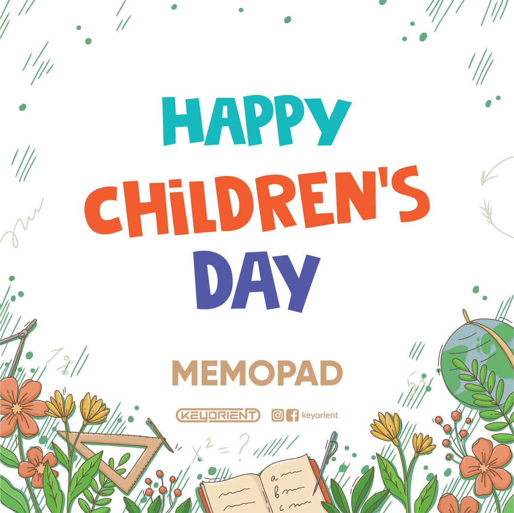 Children's Day Personalized Memopad