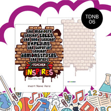 Load image into Gallery viewer, Teachers' Day Personalized Notebook