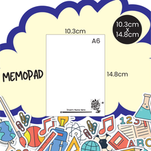Load image into Gallery viewer, Teachers' Day Personalized Memopad