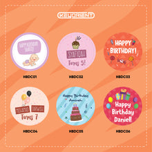 Load image into Gallery viewer, Birthday Stickers